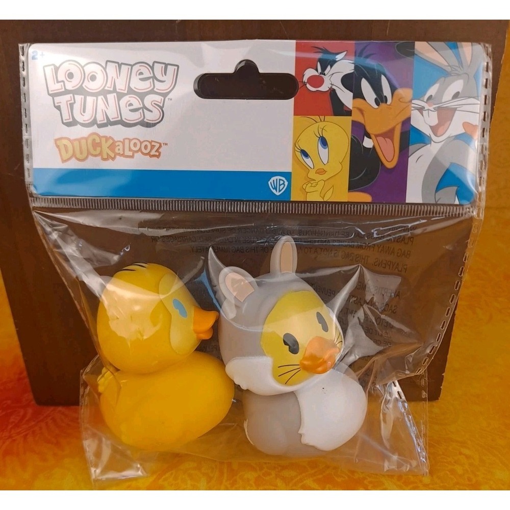 Looney Tunes Duckalooz Bugs Bunny And Tweety Bird Rubber Ducks Duckalooz New